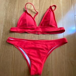 Red Zaful Bikini